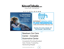 Tablet Screenshot of novacidade.com
